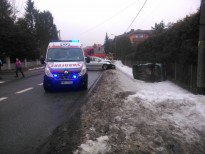 Wypadek drogowy na ulicy Czyżowickiej